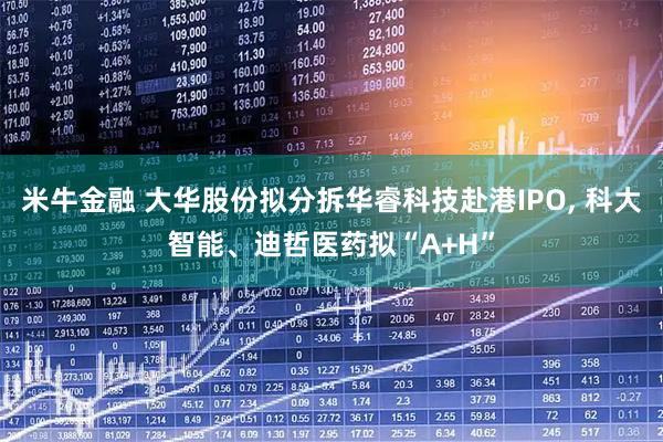 米牛金融 大华股份拟分拆华睿科技赴港IPO, 科大智能、迪哲医药拟“A+H”